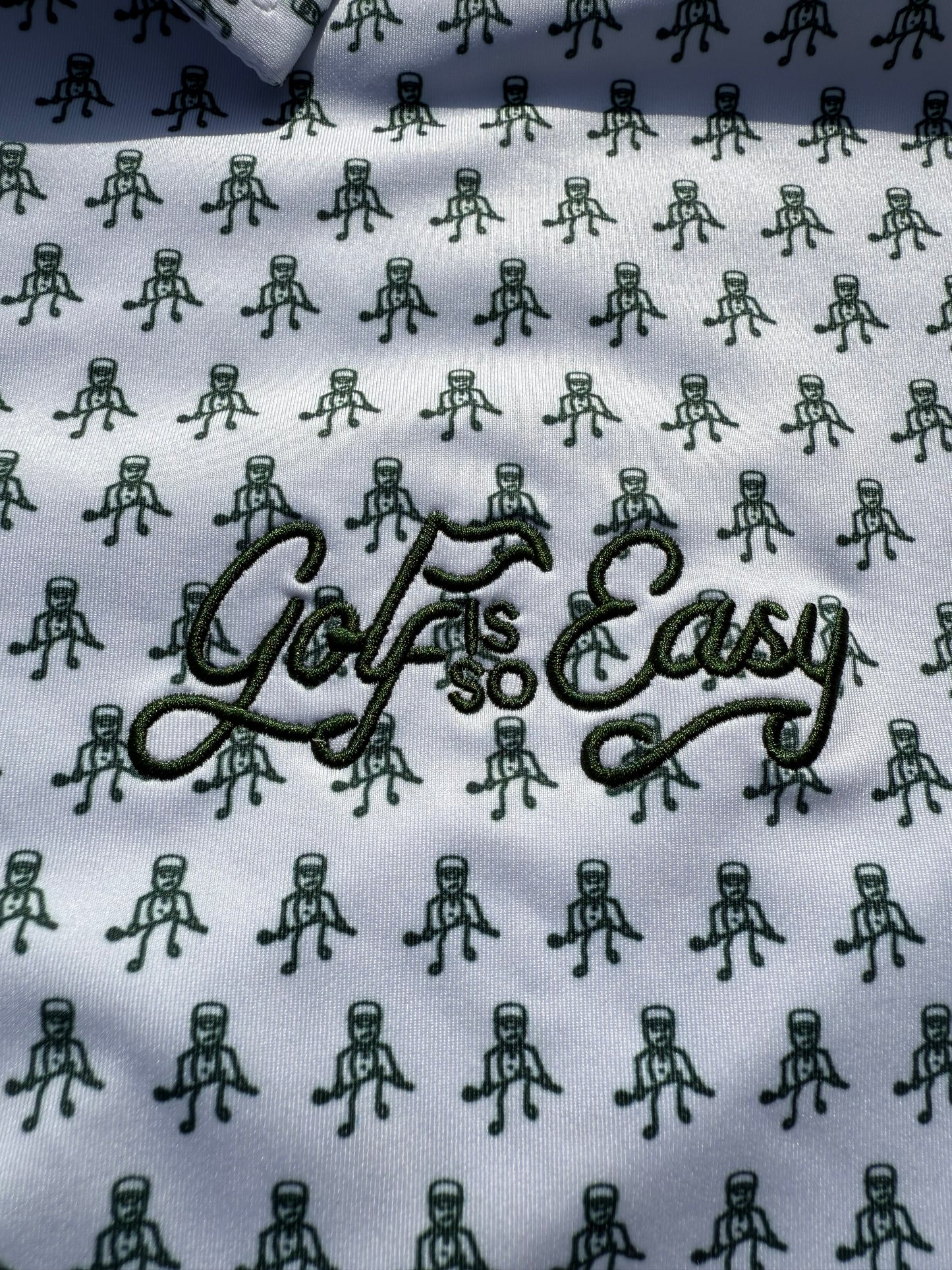 Golf is so Easy Angry Guy Polo
