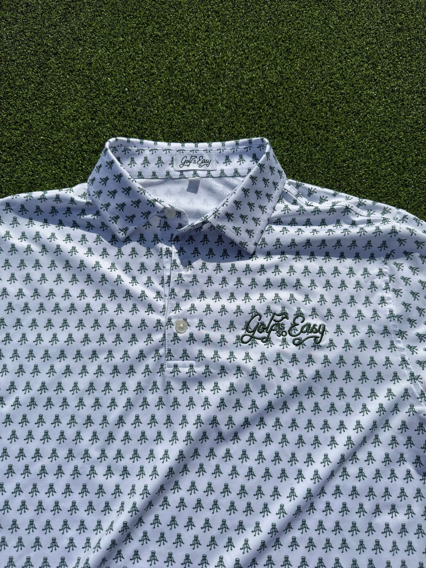 Golf is so Easy Angry Guy Polo