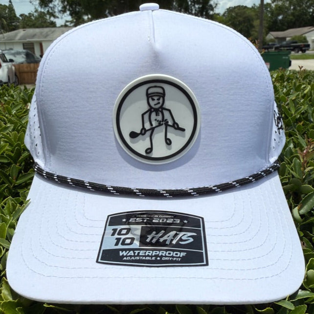 Angry Guy Performance Hat - White