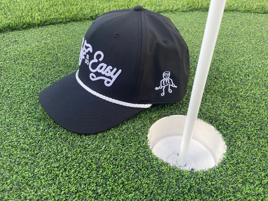 Golf is so Easy / Angry Guy - Black Rope Hat