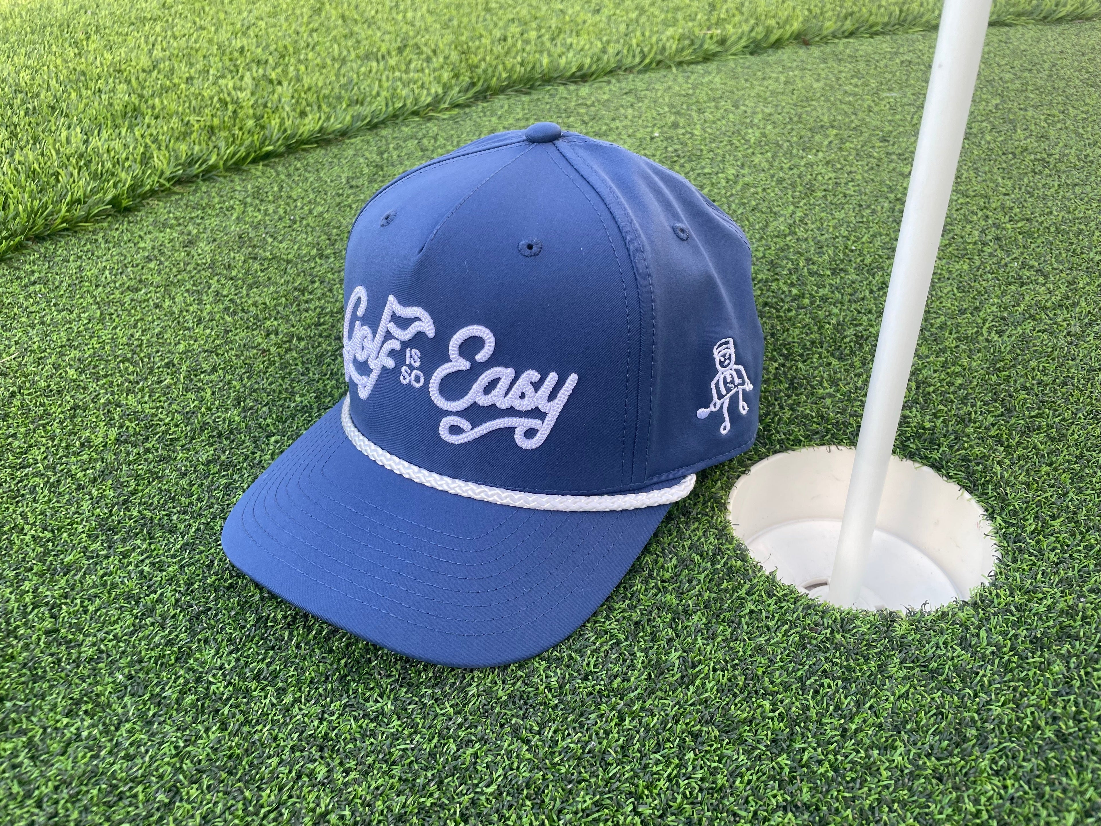 Golf is so Easy / Angry Guy - Blue Rope Hat