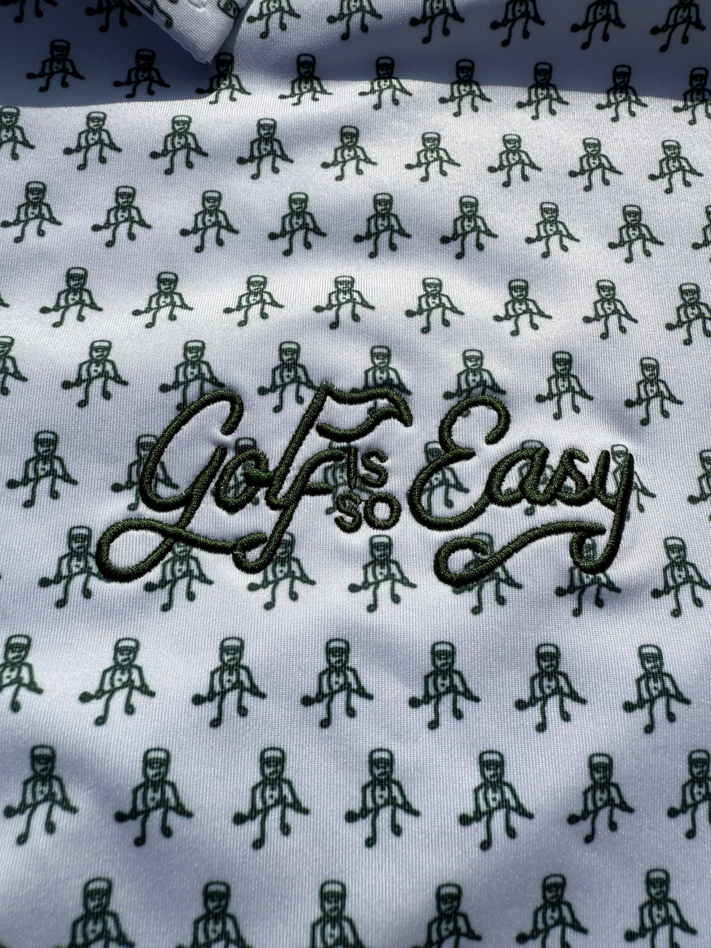 Golf is so Easy Angry Guy Polo