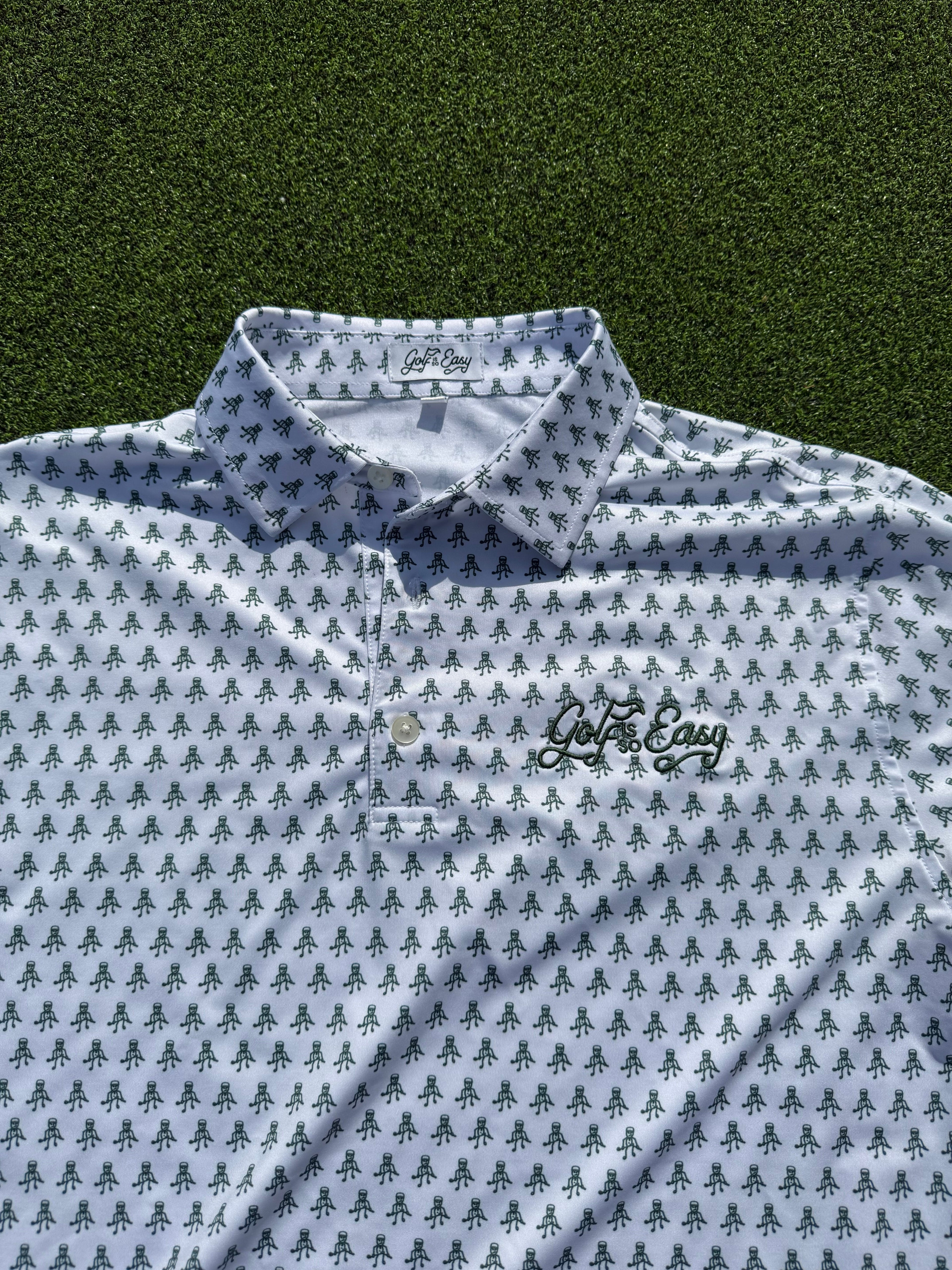 Golf is so Easy Angry Guy Polo